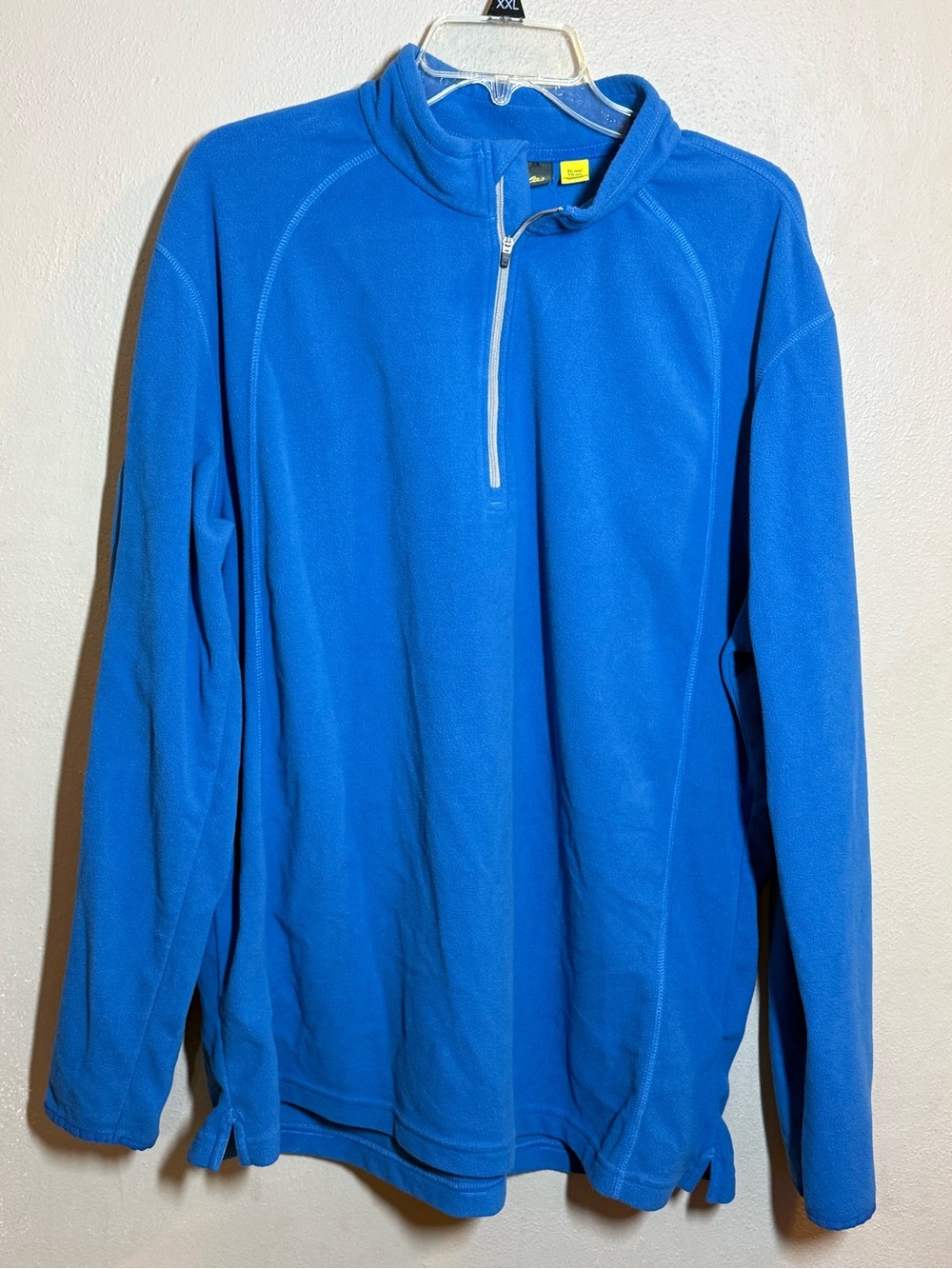 Men's Cabela’s Blue Quarter-Zip Fleece Pullover Sz XL
